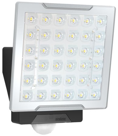 Steinel XLED Pro Square Lyskaster sensor, 48 W, 4000 K, 4400 lm Svart, Belysning