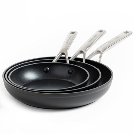 Kitchenaid Stekpannor i aluminium 3-pack | Matlagning > Kokkärl & Stekpannor > Stekpannor | Bagaren och Kocken