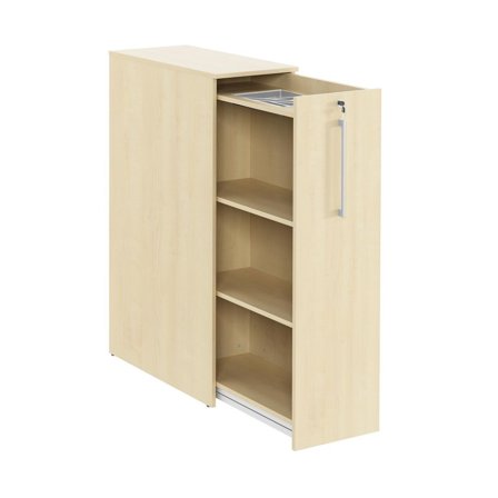 DENORD DESIGN 3xA4 sidoskåp höger björk - Lyreco - Kontorsmöbler och inredning - Skåp och hyllor - Förvaringsskåp