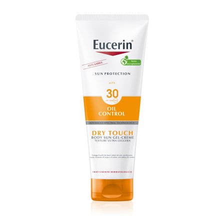 Eucerin Oil Control Dry Touch Sun Gel-Creme SPF30 200ml - Gel solare corpo alta prot.