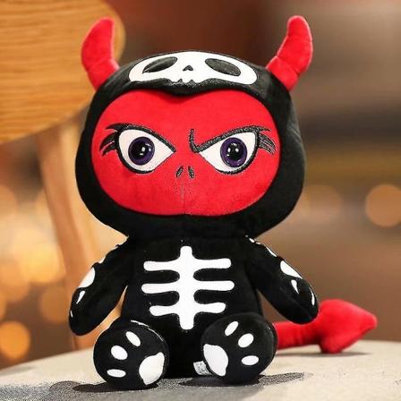 Plush Sort Svart Ulv Kosedyr for Barn -h S