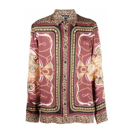 Just Cavalli, Shirts Rood, Heren, Maat:M