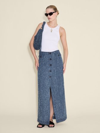 Holzweiler Uma Long Skirt - Blue - Women's - 42