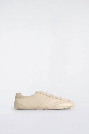 COS Men's Minimalistiska Sneakers I Läder in Beige