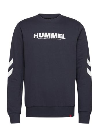 Hmllegacy Sweatshirt Sweat-shirt Genser Blå Hummel*Betinget Tilbud