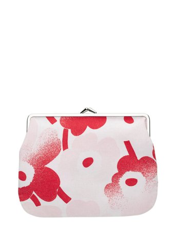 Mini Unikko Häivähdys Puolikas Purse Red Marimekko Home
