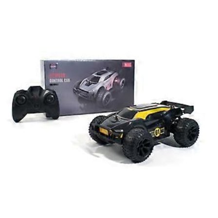 Barn fjärrstyrd bil terrängfordon fjärrkontroll stunt racing pedagogisk leksak för barn (gul)