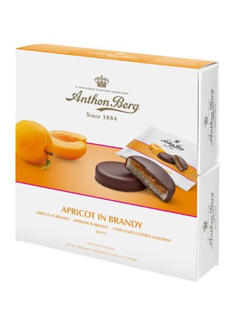 Anthon Berg Apricot in Brandy, 16 pcs 0.44kg