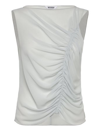 Weekday Chiffon Top - White - M