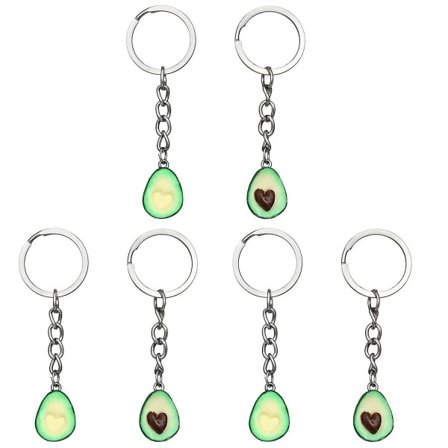 6 kpl Avokado Avaimenperä Avaimenperä Ripus Lera Avaimenperä Ystävät Parilahja Sydämen Muotoinen Ydinft Sydämen Muotoinen Ilman Ydin IC