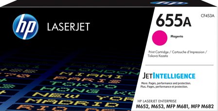 HP 655A magenta original LaserJet-tonerkassett, 889894325440