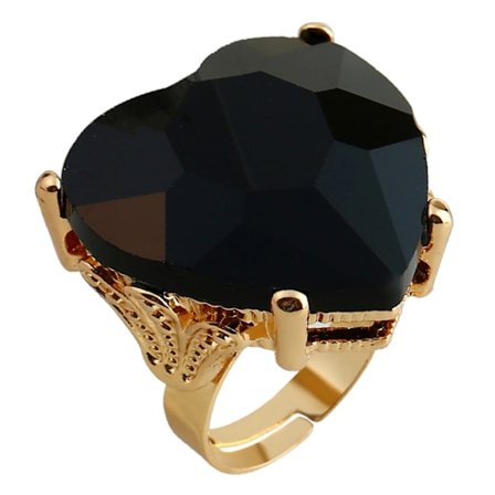 Hjärtformade dejtingringar Söta öppna ringar Justerbara fingerringar Justerbara öppna ringar Legering Material Smycken Present