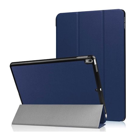 iPad Air (2019) tre-fold læderetui - Mørkeblå