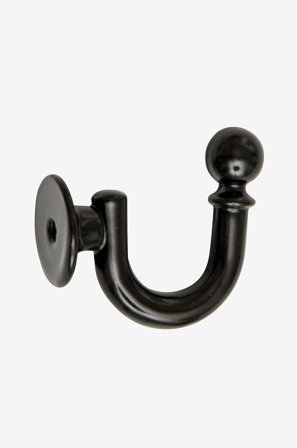 Hasta - Båndkrok 2-pk - Svart - Gardintilbehør - Fra Homeroom