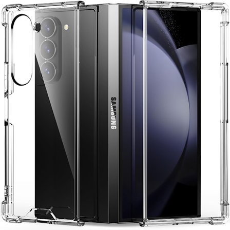 Samsung Galaxy Z Fold 7 Transparent Hybrid Skal Reptåligt Skydd