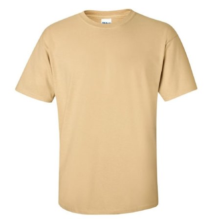 Gildan Ultra Cotton T-shirt med kort ärm för män, L, Vegas Gold