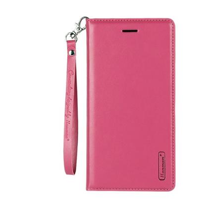 Hanmans Stilrena Plånboksfodral till iPhone 8 Plus Rosaröd