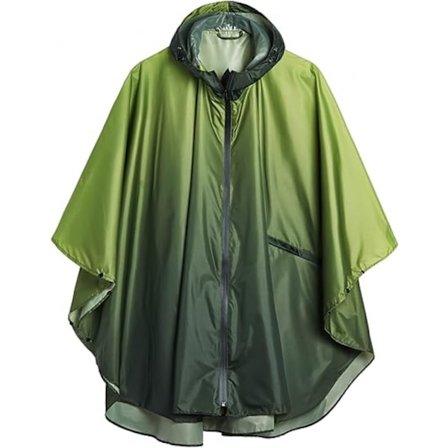 Unisex regnponcho med hette og lommer for voksne - Allsidig, vanntett regnfrakk for alle utendørseventyr