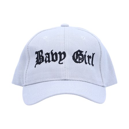 Børnebroderet kasket Justerbar Toddler Baseball Hat Baby Fritidshat til alder 15(Grå C )