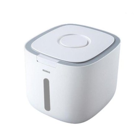 Kjæledyr hund mat oppbevaring beholder tørr katt mat boks pose fuktighetssikker forsegling lufttett med målekopp