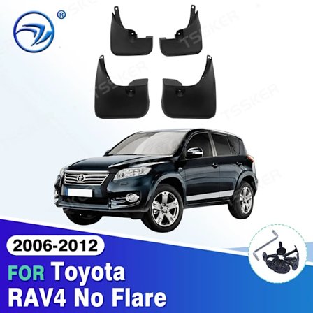 Roiskeläppäsarja Toyota RAV4:lle Ilman Lokasuojan Levikkeitä 2006-2012 Roiskeläpät Mud Flap Mudguards Fender 2007 2008 2009 2010 2011-XF31-