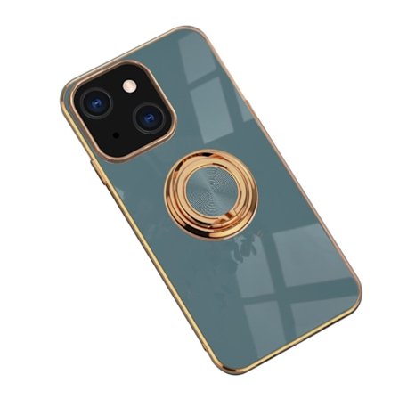 iPhone 13 Skal med ringhållare / Stativ - Grå