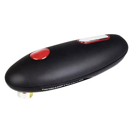 Elektrisk boksåpner, egnet for eldre, med glatte kanter, automatisk og lett å gripe