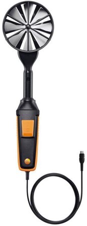 Testo 06359372 Vingehjulgiver svært nøyaktig, med fast kabel, Måleinstrumenter