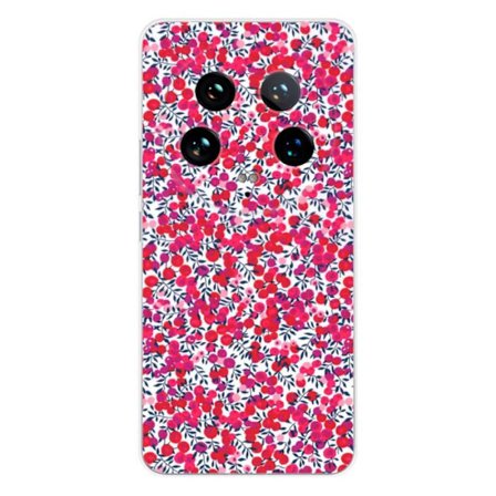 Tryckt silikonfodral kompatibelt Xiaomi 14 Ultra Liberty Wiltshire Red
