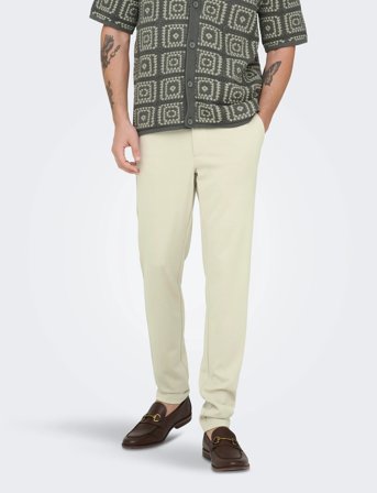 ONLY & SONS Onsmark Slim Gw 0209 Pant Noos - Cream - 29 x 30