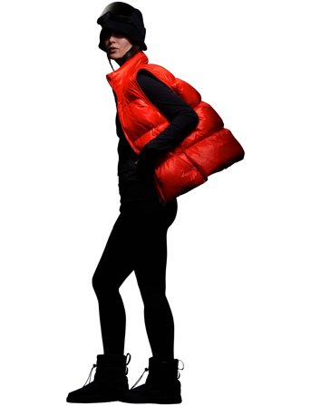 Sail Racing Sky Down Vest - Red - L