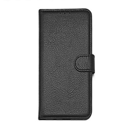 Flip Stand Leather Wallet Case For Samsung A50 Black