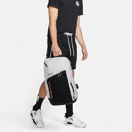 NIKES NIKES suuri reppu koripallo eliitti ilmatyyny reppu matkalaukku harjoitus vapaa-ajan urheilukassi fitn Musta ruusunpunainen Musta ruusunpunainen