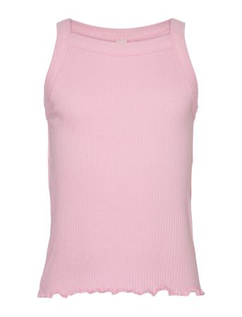Vmlavender Sl Rib Top Jrs Girl T-shirts Sleeveless Rosa Vero Moda Girl*Betinget Tilbud