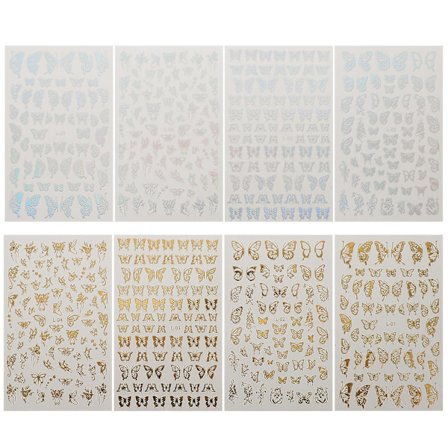 8 arkkia Calcomanias Para Uas Glitter Nail Art Fingernail Stickers Nail Stickers Nail Art Nail Art Stickers Nail Designs