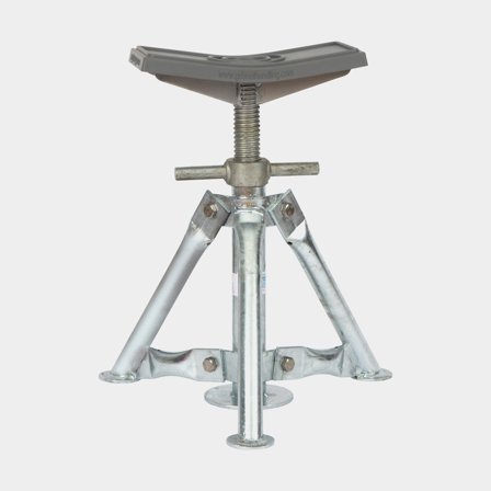 Support de quille Tyresöstöttan LCKg 4, avec tête en V, acier galvanisé, 42 - 58 cm