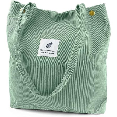 IC Manchester-kangaskassi naisille Canvas-olkalaukku sisätaskulla