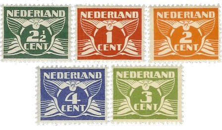 Holland 1924-1925 - NVPH 144-148 - Postfrisk