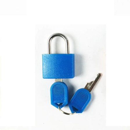 Kuffertlåse med nøgler Metal Hængelås BLÅ