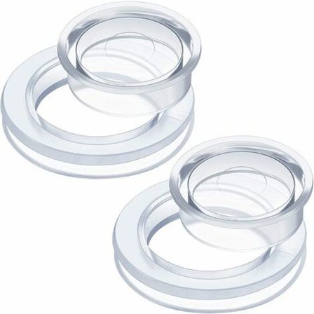 Parasol Tilbehør, Patio Bord Stearinlys Paddel Parasol Silikon Ring Kapsel Dæksel, Fonepro 4 stk. Hul Ring Dæksel