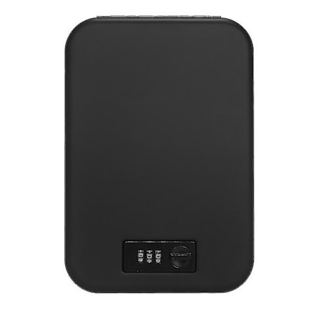 Svart tallskive passord safe bærbar bil safebox pistol safe verdisaker penger smykker oppbevaringsboks sikkerhet pistol strongbo