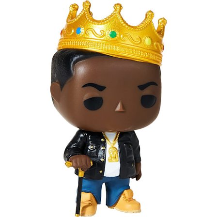 Rocks: Musik - Notorious B.I.G. med krone samlefigur, M