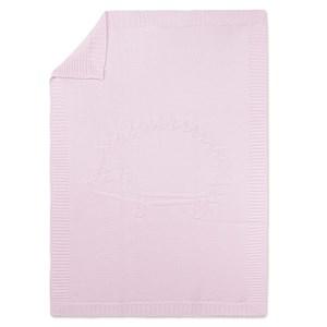 Tartine et Chocolat Light pink Hedgehog Knit Blanket One Size - First toys and baby toys - One size - Pink - Mädchen - Cuddly blankets