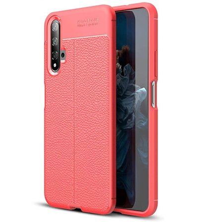 Kraftfullt Litchi Skal - Huawei Nova 5T