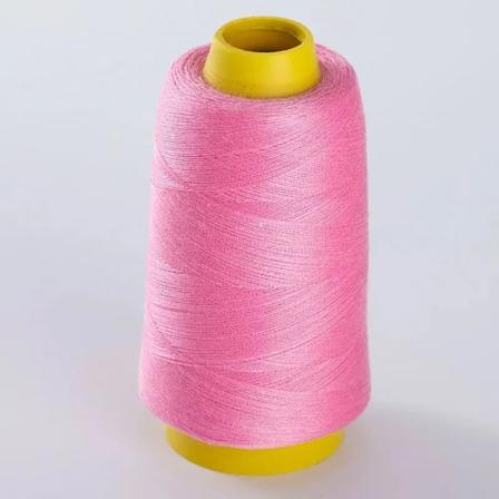 1300 Yards / Roll Stark Multi-Färg Polyester Sömtråd Professionell Symaskin Trådar Broderi Hem Nålarbete Verktyg S pink