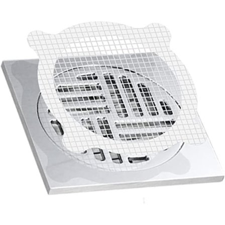 Engangs vaskesi - Hårfanger til badekar afløb brusebad gulvafløb mesh filter vaskesi klistermærker - Anti-tilstopning 20 stk