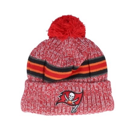 New Era - NFL Red pom Beanie - Tampa Bay Buccaneers Sport Knitted NFL Sideline 23 Red Pom @ Hatstore