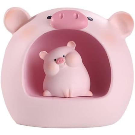 Barnelys nattlys Gris nattlys LED soveromslampe Baby Kawaii Deco soverom Barnas nattbordslampe Leke Harpiks Gave,B