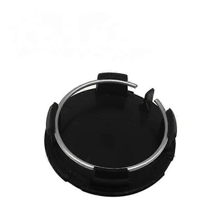 XYC Lämplig för tesla Tesla modell 3 hjulcentrumkåpa logotyp - svart silver logotyp (fyra pack)