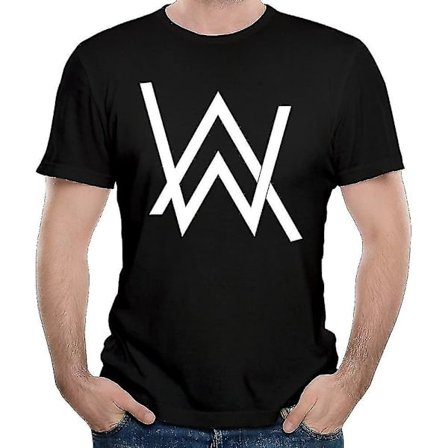Män Alan Walker-logotyp Faded Mirjamie Cotton Tshirt
